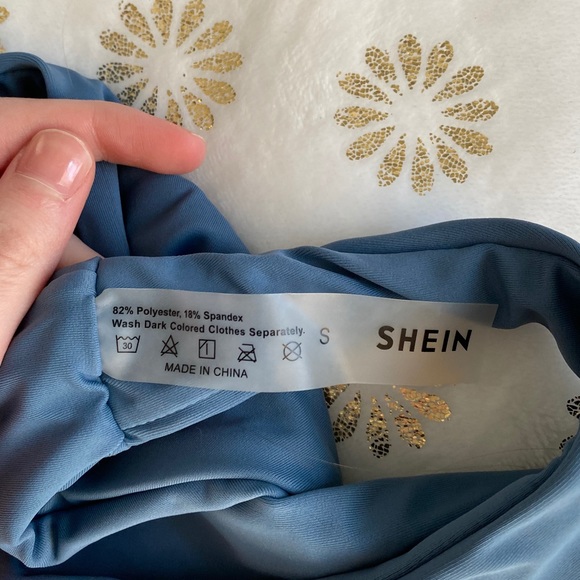 SHEIN blue bikini bottoms NWT NEVER WORN - Picture 2 of 3